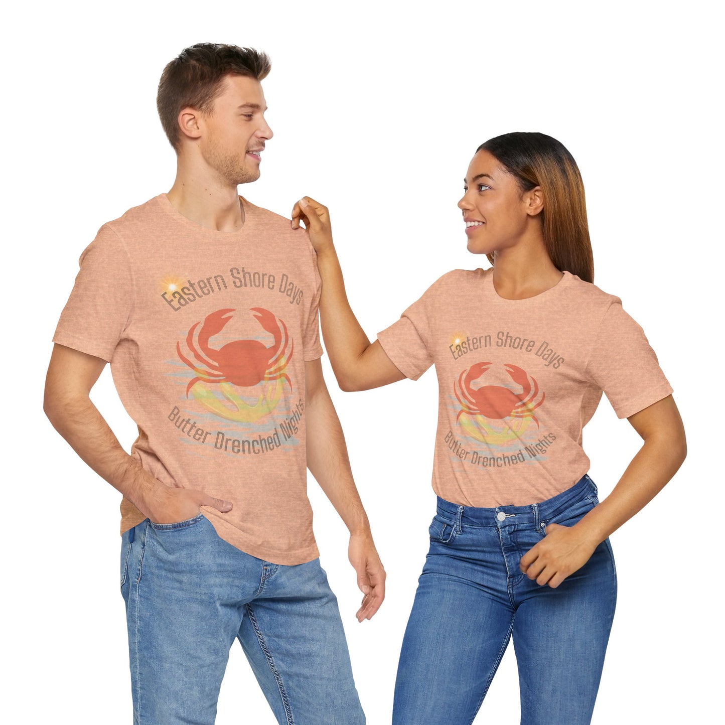 Eastern Shore Days Tee - Beach Vibe Crab Graphic T-Shirt