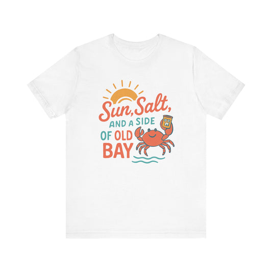 Beach Vibes Graphic Tee - Sun, Salt, and a Side of Old Bay
