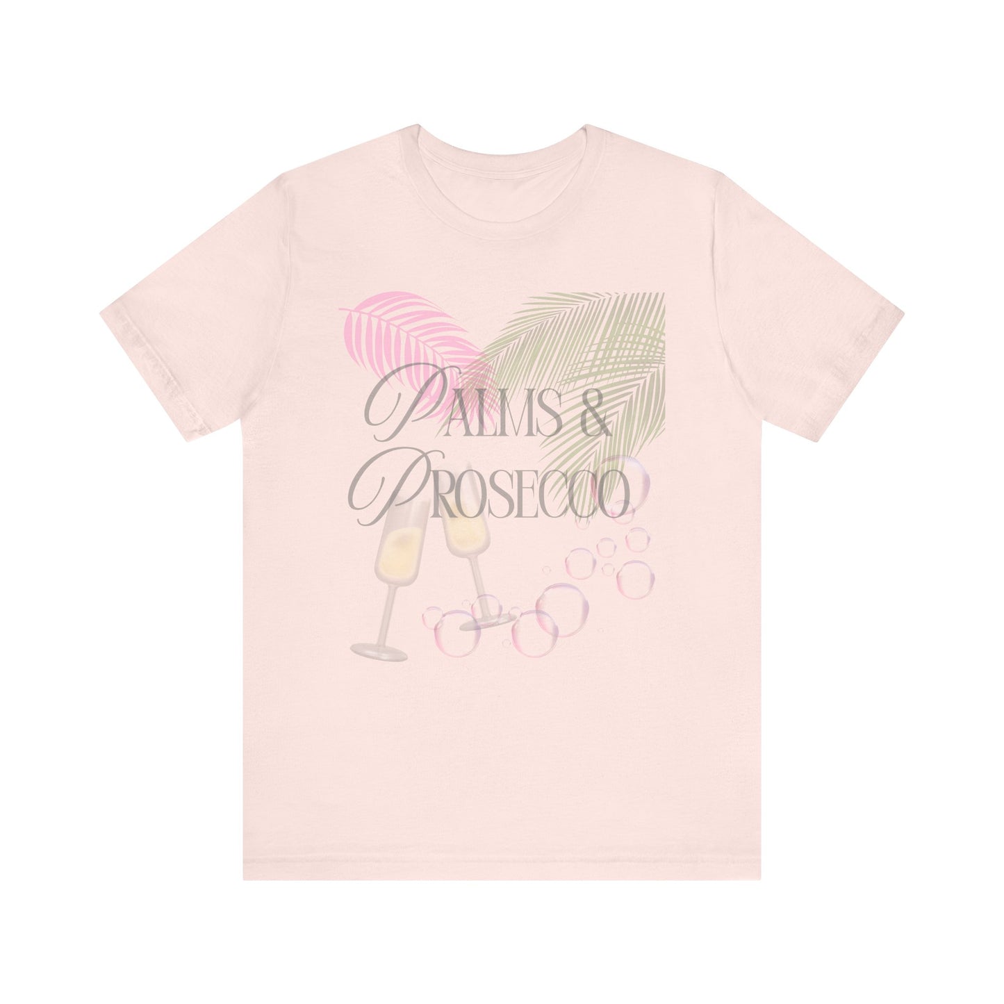 Palms & Prosecco GraphicTee - Tropical Summer T-Shirt