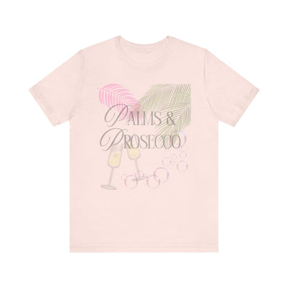 Palms & Prosecco GraphicTee - Tropical Summer T-Shirt