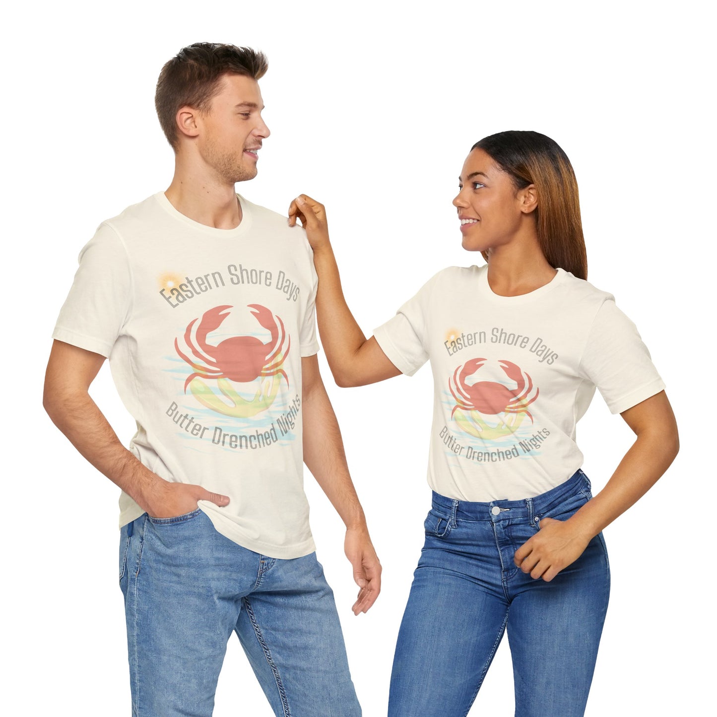 Eastern Shore Days Tee - Beach Vibe Crab Graphic T-Shirt