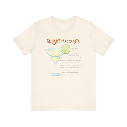 Sunset Margarita Graphic Tee - Chill Vibes for Summer Celebrations