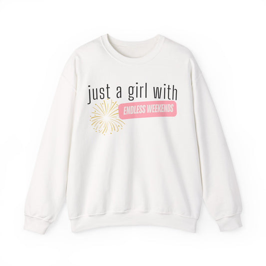 Endless Weekends Retirement Crewneck Sweatshirt for Women