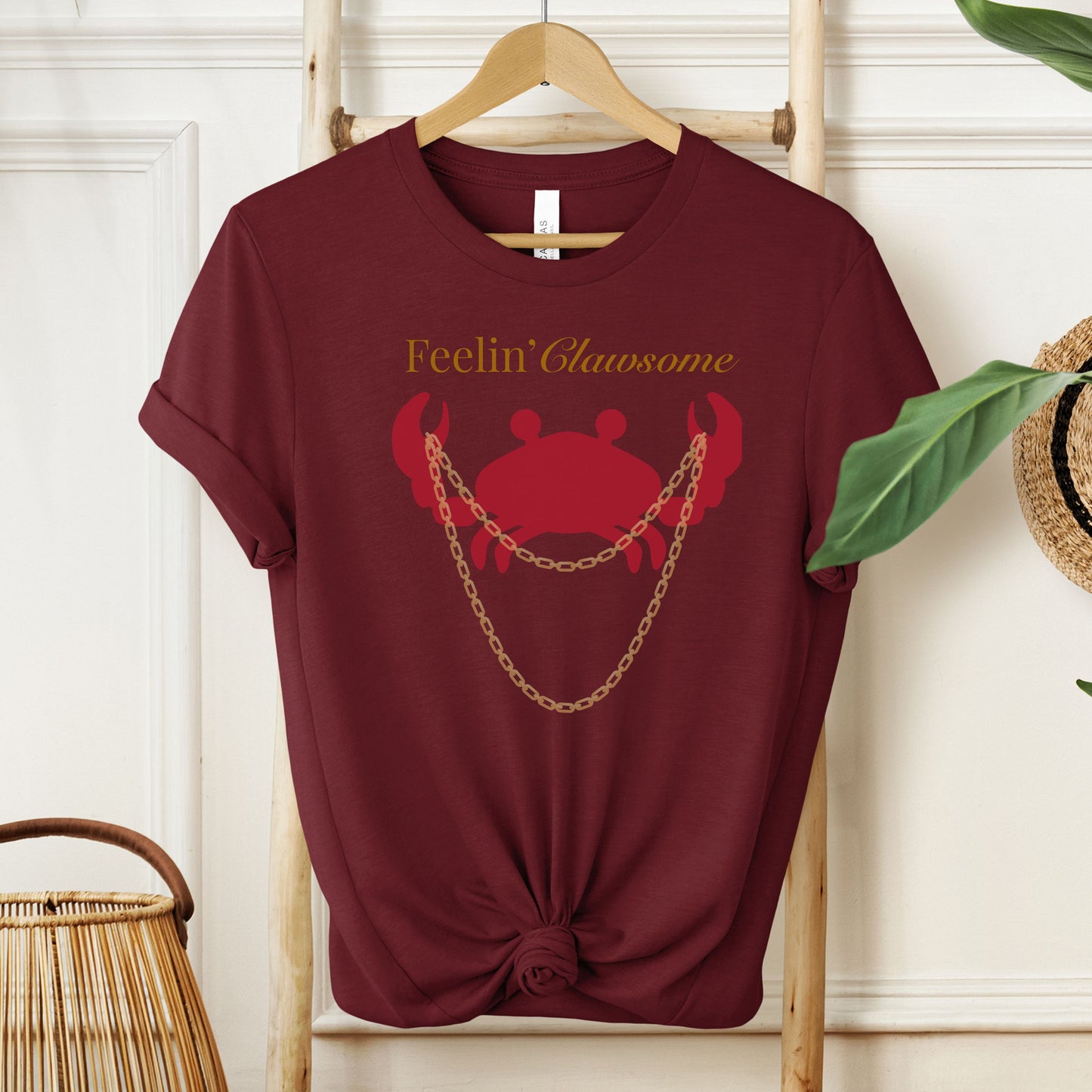 Feelin' Clawsome Crab Tee - Fun Short Sleeve Shirt