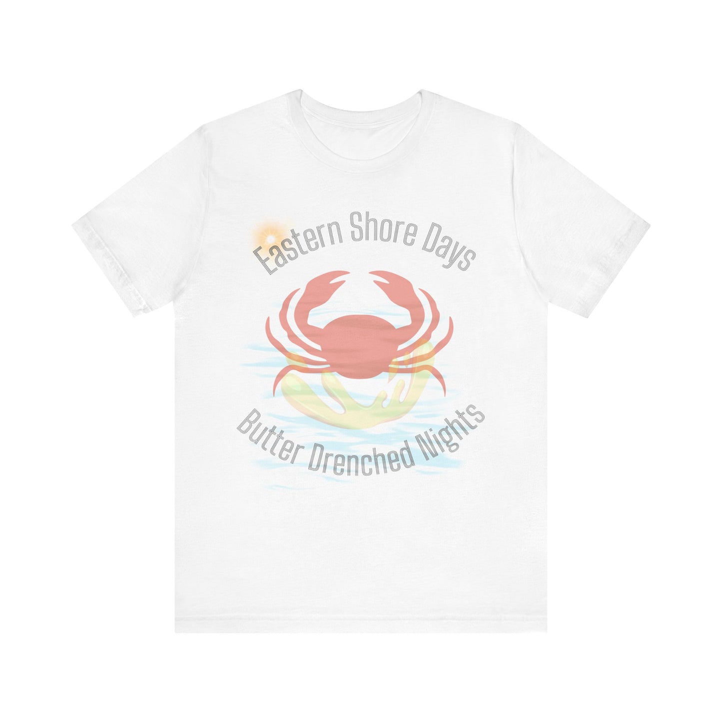Eastern Shore Days Tee - Beach Vibe Crab Graphic T-Shirt