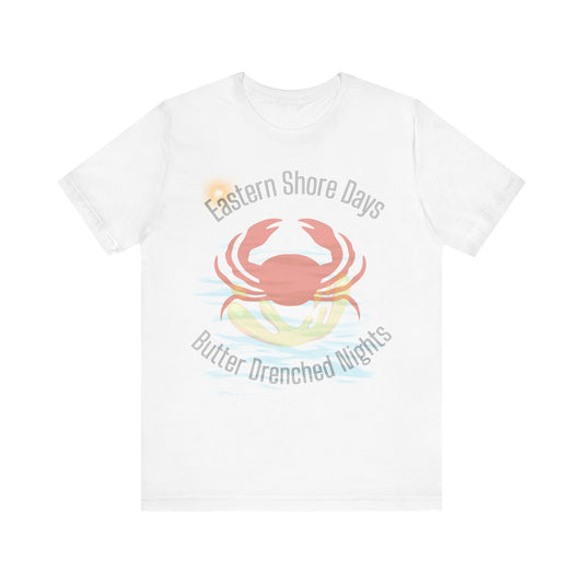 Eastern Shore Days Tee - Beach Vibe Crab Graphic T-Shirt