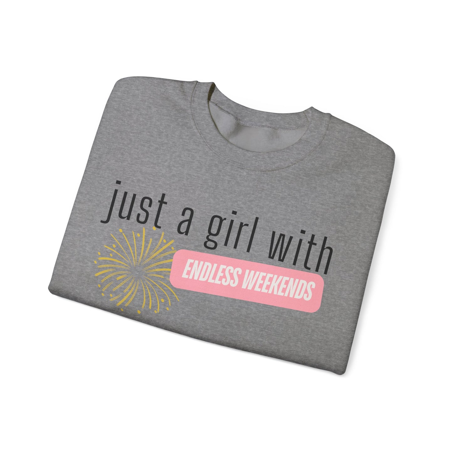 Endless Weekends Retirement Crewneck Sweatshirt for Women