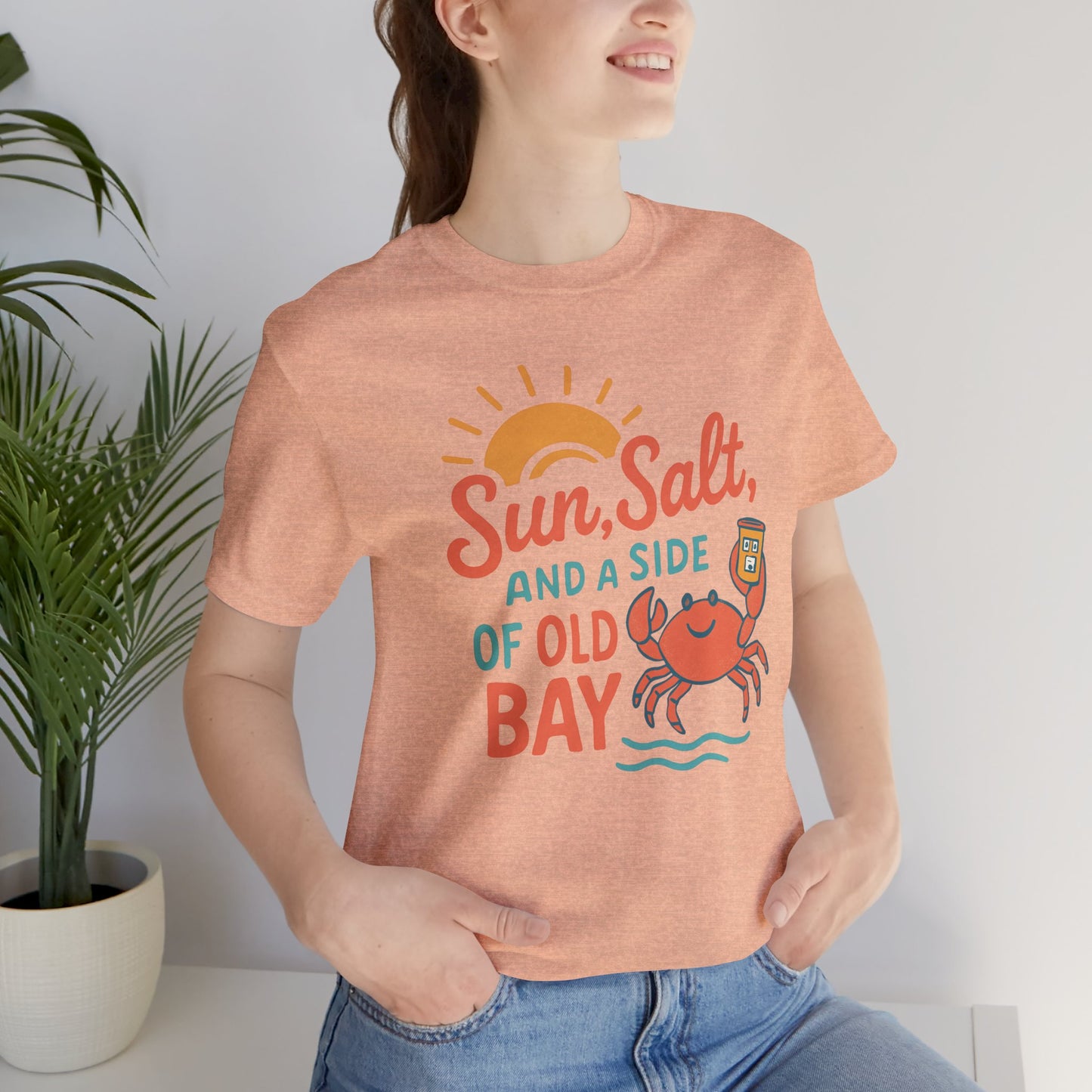 Beach Vibes Graphic Tee - Sun, Salt, and a Side of Old Bay