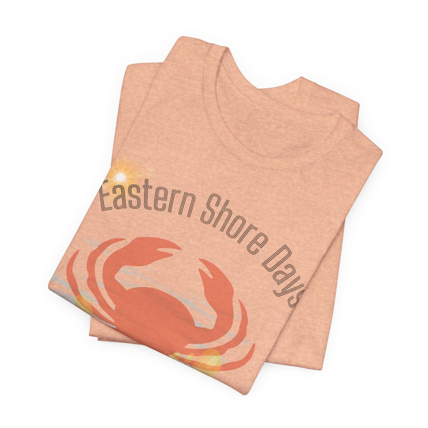 Eastern Shore Days Tee - Beach Vibe Crab Graphic T-Shirt