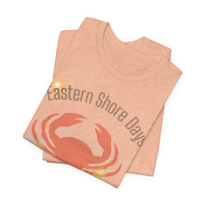 Eastern Shore Days Tee - Beach Vibe Crab Graphic T-Shirt