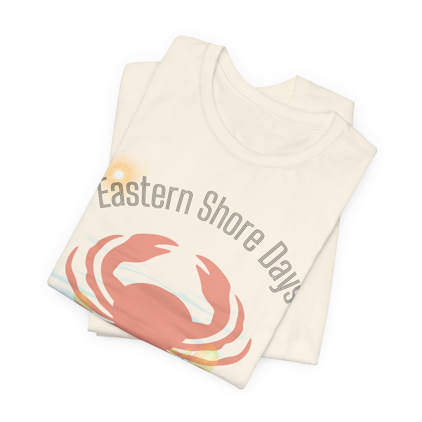 Eastern Shore Days Tee - Beach Vibe Crab Graphic T-Shirt
