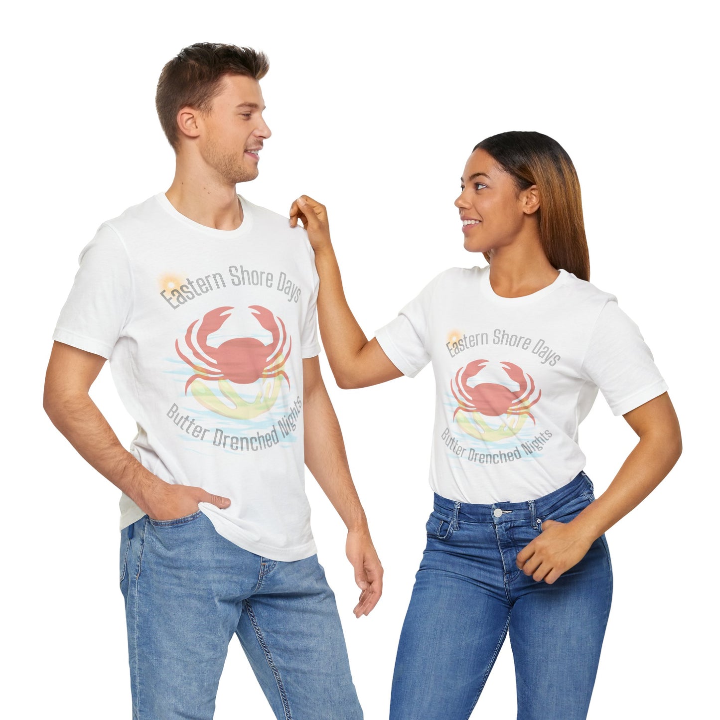 Eastern Shore Days Tee - Beach Vibe Crab Graphic T-Shirt