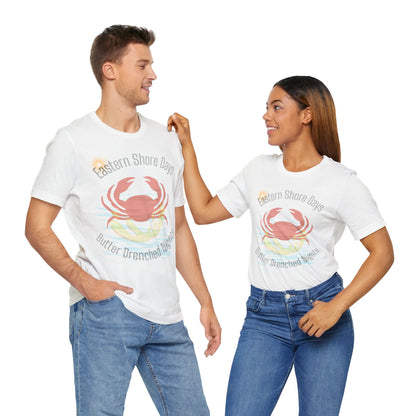 Eastern Shore Days Tee - Beach Vibe Crab Graphic T-Shirt