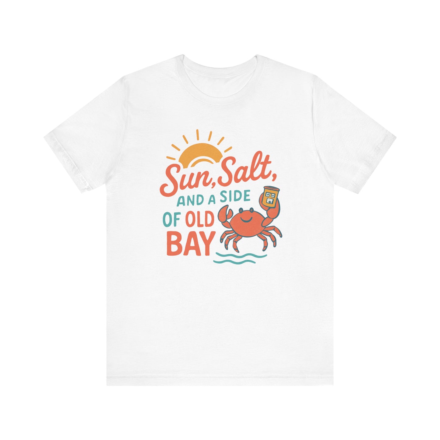 Beach Vibes Graphic Tee - Sun, Salt, and a Side of Old Bay