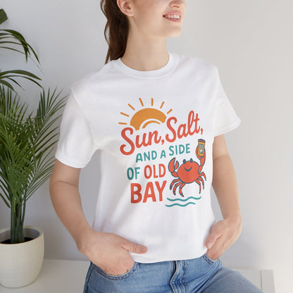 Beach Vibes Graphic Tee - Sun, Salt, and a Side of Old Bay